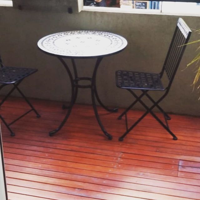Deck en balcón