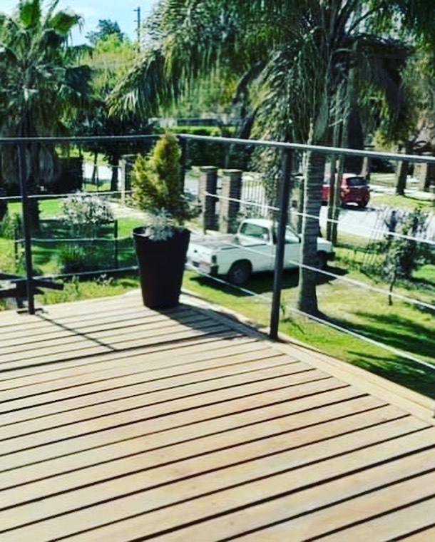 Deck en terraza